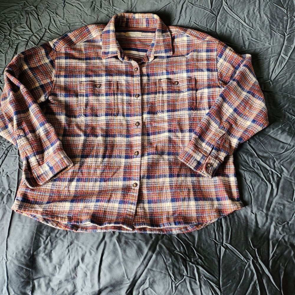 Outerknown Multicolor Plaid Button Down Shirt